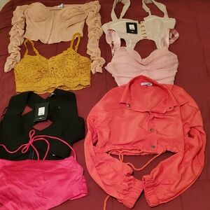 Bundle Of Crop Tops. Fashion Nova And  Windsor